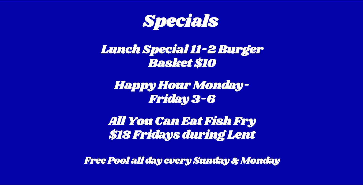 Danny's Dugout menu special 4